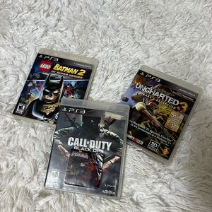 Sony Black and Gray PlayStation Game Collection